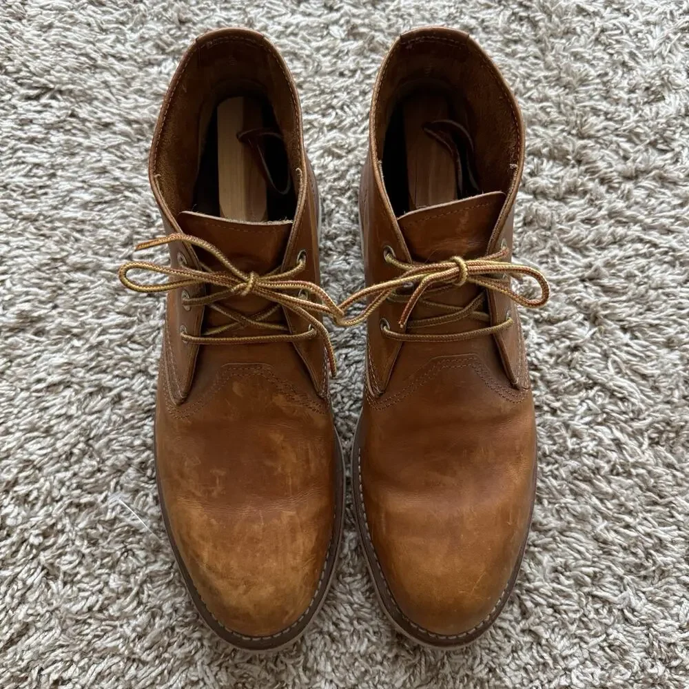 Red Wing 3140 Heritage Work Chukka Brown Leather Boots Lace Up Men’s Size 10.5 D